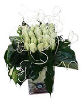 send white flowers to turkey